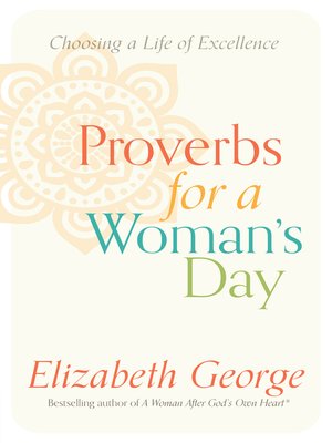 cover image of Proverbs for a Woman's Day